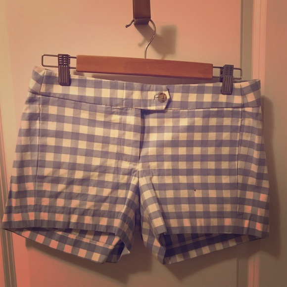 J Crew Factory Gingham Shorts 3” inseam - Picture 1 of 4